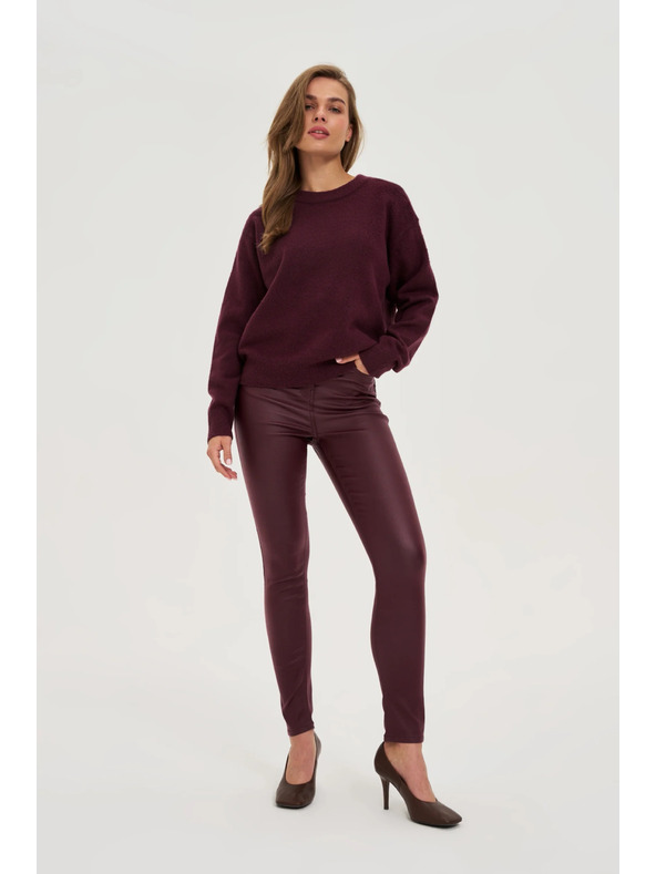 Moodo Sima burgundi pulóver Moodo