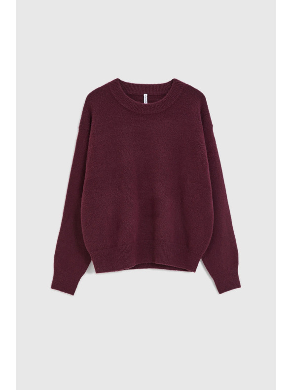 Moodo Sima burgundi pulóver Moodo