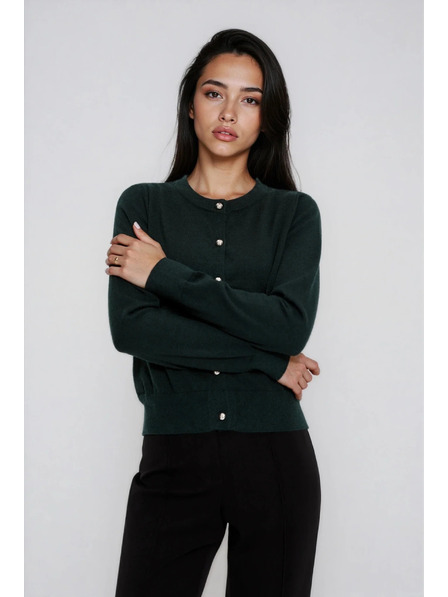 Moodo Sötétzöld kardigán Moodo