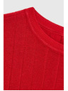 Moodo Piros rövid ujjú pulóver Moodo