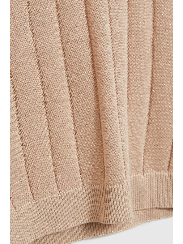 Moodo Rövid ujjú pulóver bézs Moodo