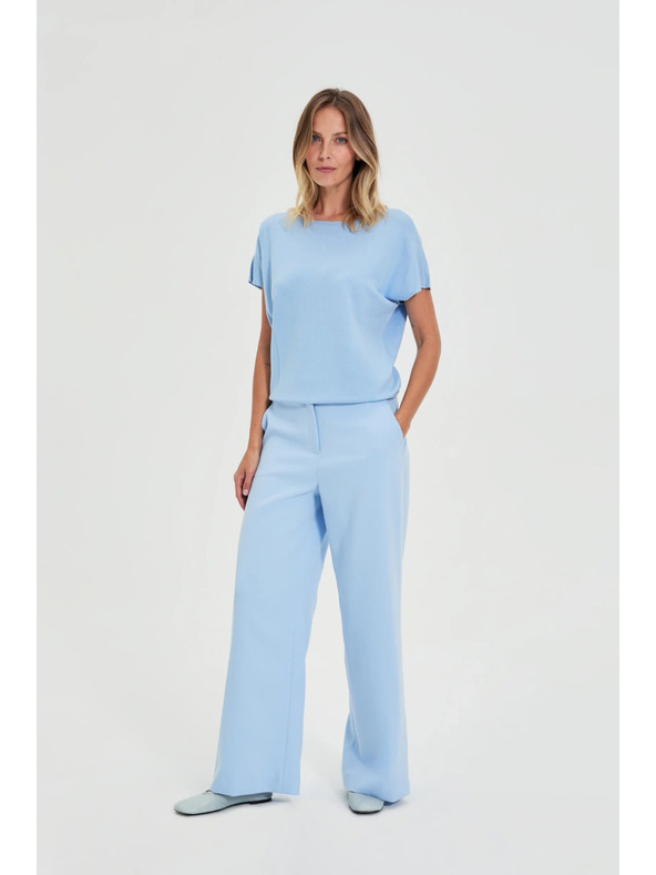 Moodo Vékony kék pulóver Moodo