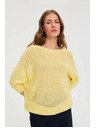 Moodo Vékony sárga pulóver Moodo
