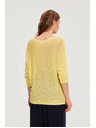 Moodo Vékony sárga pulóver Moodo