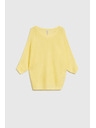Moodo Vékony sárga pulóver Moodo