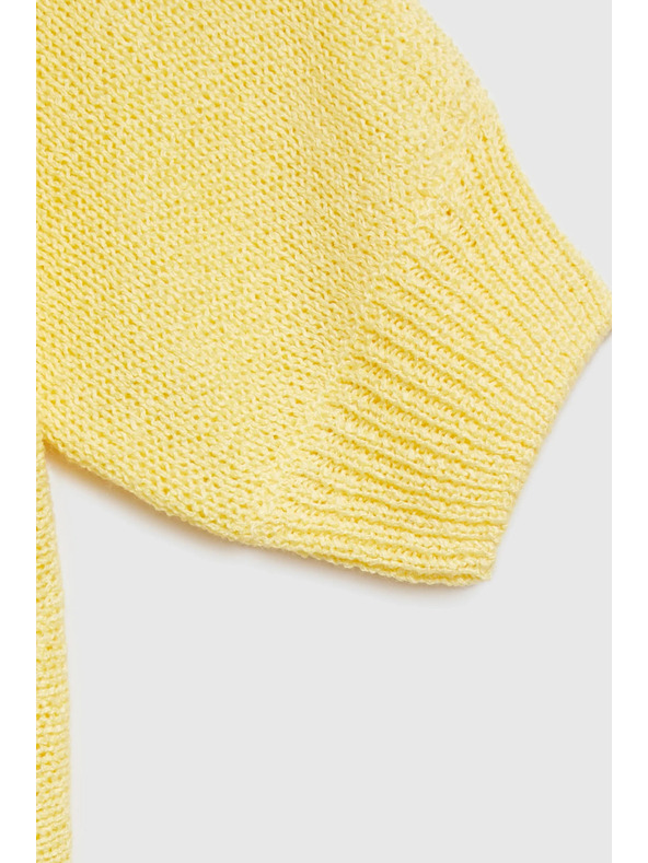 Moodo Vékony sárga pulóver Moodo