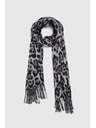 Moodo Szürke leopárd mintás sál Moodo