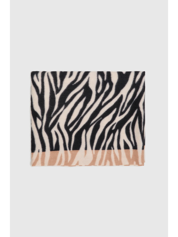 Moodo Bézs állat mintás sál Moodo