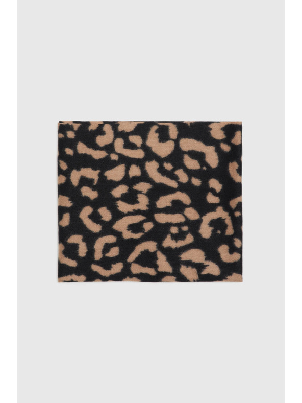 Moodo Barna leopárd mintás sál Moodo