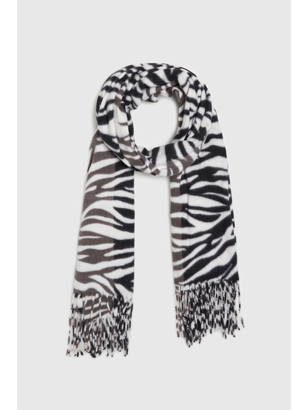 Moodo Mintás fekete sál Moodo