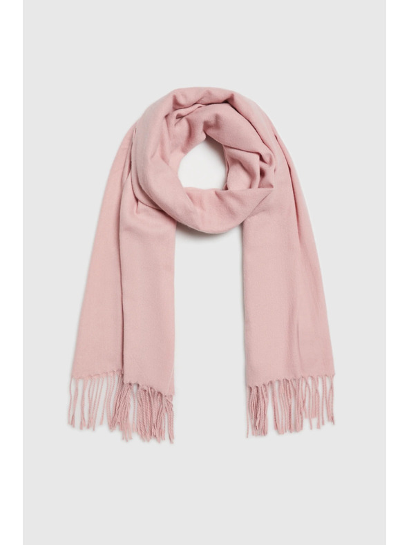 Moodo Rózsaszín rojtos sál Moodo