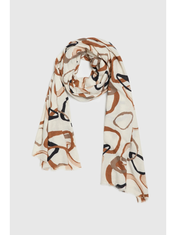 Moodo Mintás bézs sál Moodo