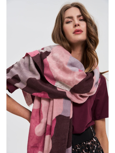 Moodo Mintás burgundi sál Moodo