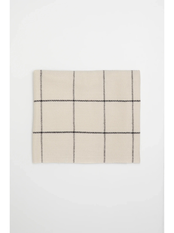 Moodo Bézs rojtos kockás sál Moodo