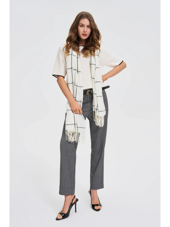 Moodo Fehér kockás sál Moodo