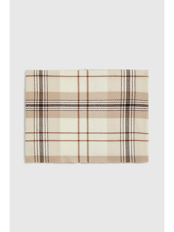 Moodo Bézs kockás sál Moodo