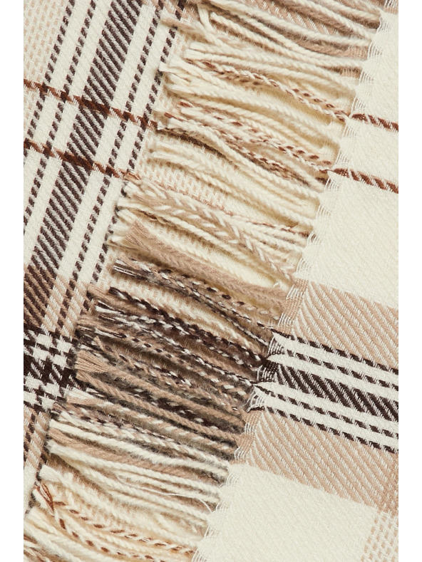 Moodo Bézs kockás sál Moodo