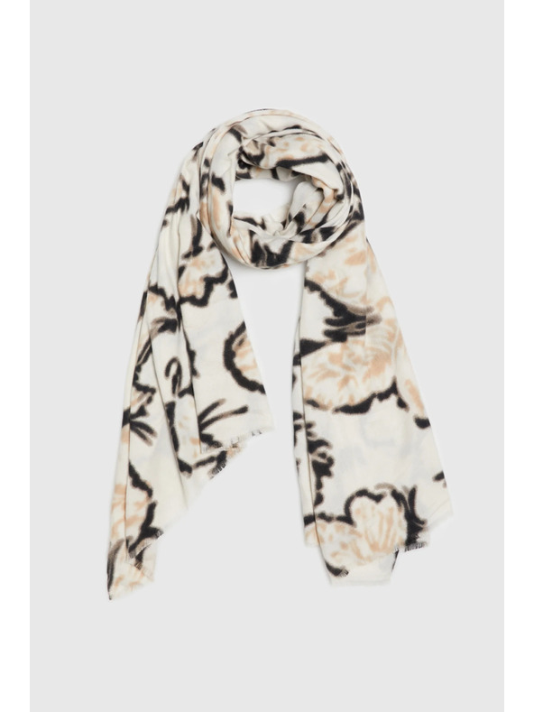 Moodo Bézs mintás kendő Moodo