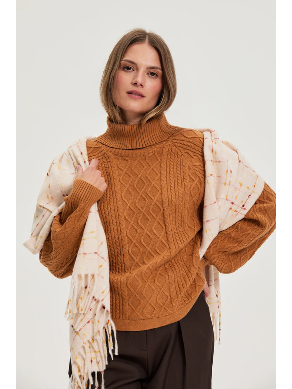 Moodo Rózsaszín rojtos sál Moodo