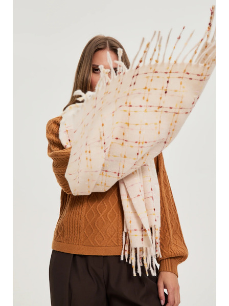 Moodo Rózsaszín rojtos sál Moodo