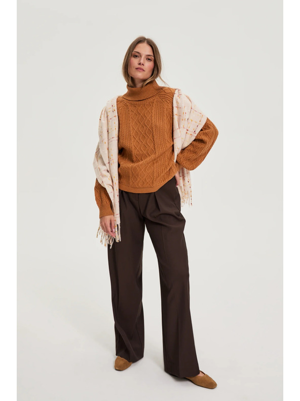 Moodo Rózsaszín rojtos sál Moodo