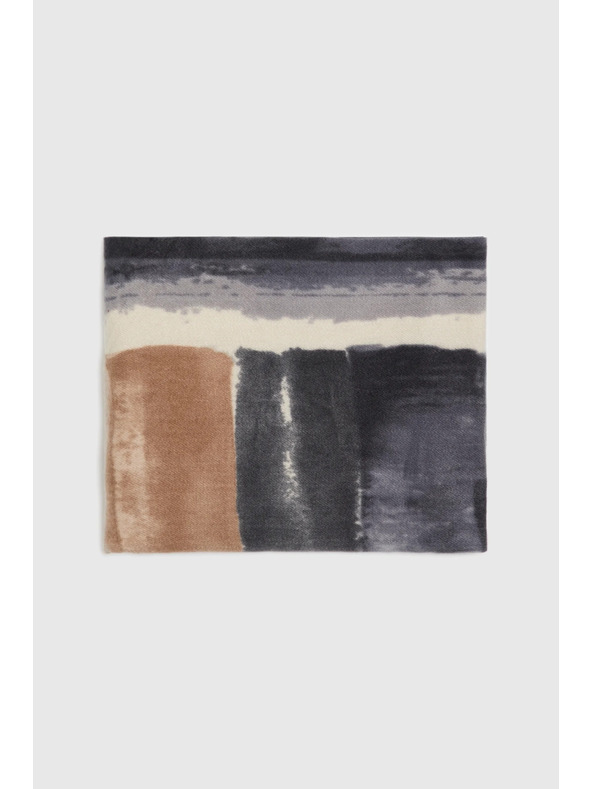 Moodo Sötétszürke mintás sál Moodo