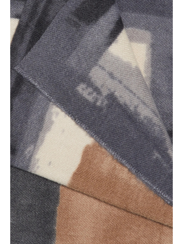 Moodo Sötétszürke mintás sál Moodo