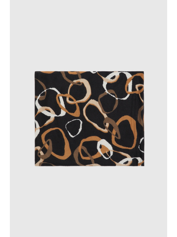 Moodo Fekete mintás sál Moodo