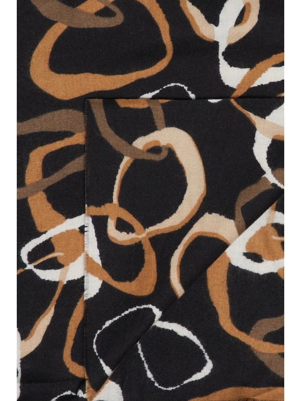 Moodo Fekete mintás sál Moodo