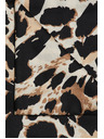 Moodo Bézs állatos nyomatú sál Moodo