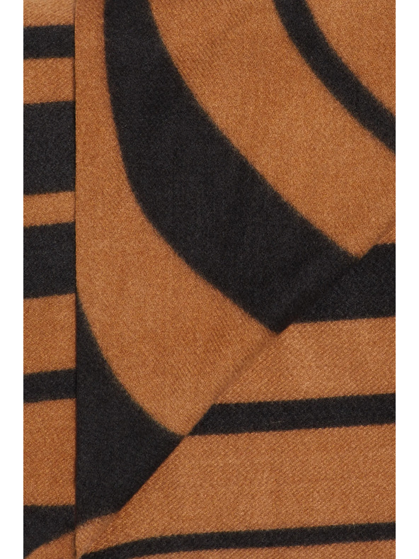 Moodo Barna geometriai mintás sál Moodo