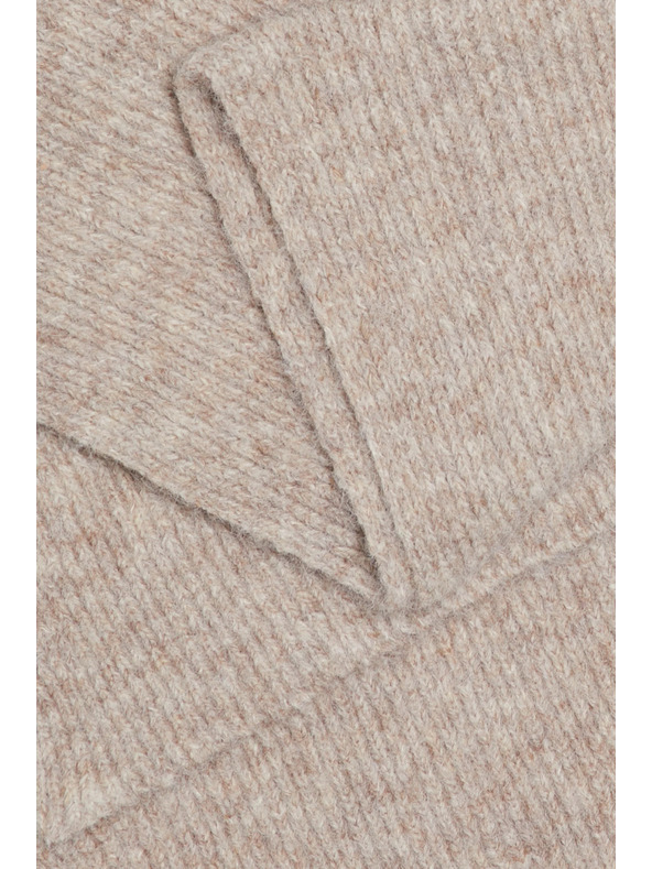 Moodo Bézs gyapjú keverék sál Moodo