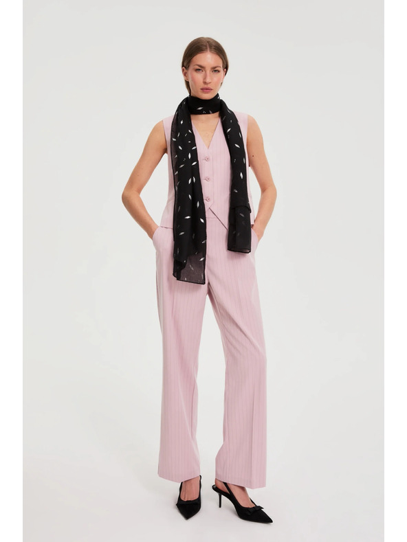 Moodo Fekete fémes nyomatú sál Moodo