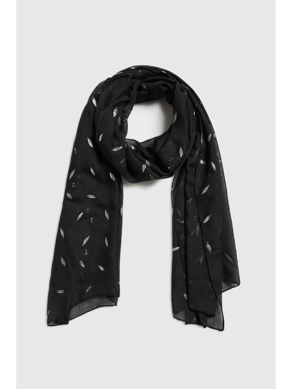 Moodo Fekete fémes nyomatú sál Moodo