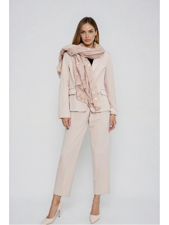 Moodo Bézs nyomott sál Moodo