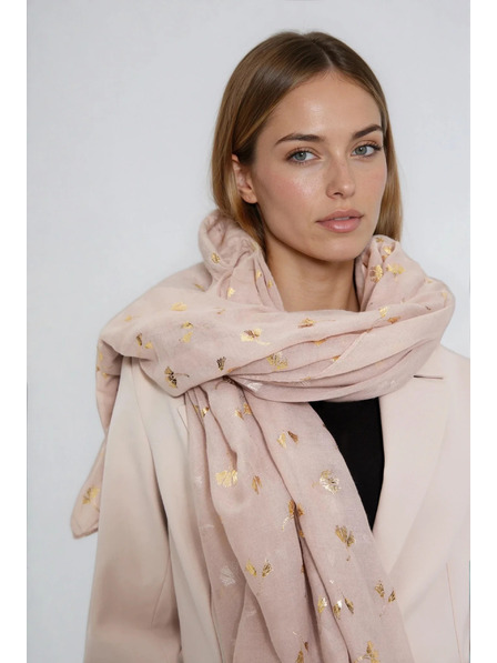 Moodo Bézs nyomott sál Moodo