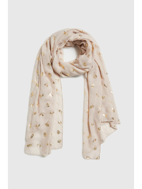 Moodo Bézs nyomott sál Moodo