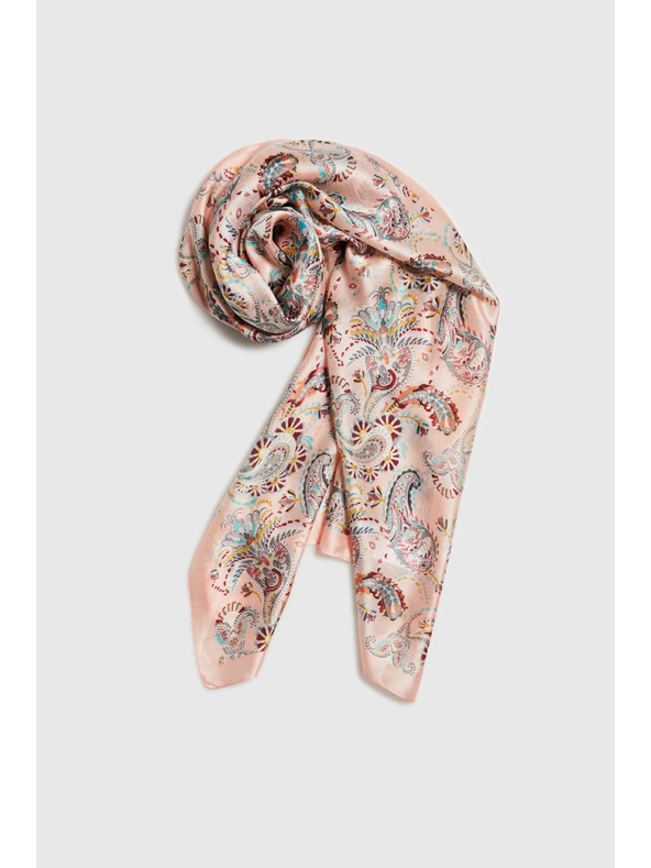 Moodo Rózsaszín mintás sál Moodo