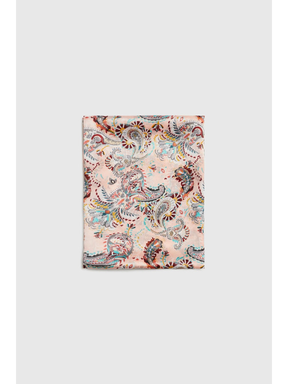 Moodo Rózsaszín mintás sál Moodo