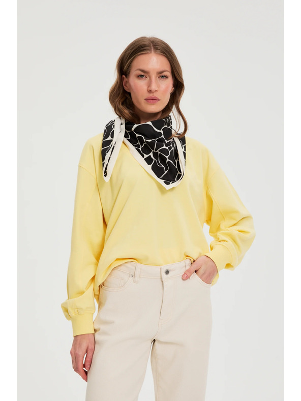 Moodo Fekete mintás kendő Moodo