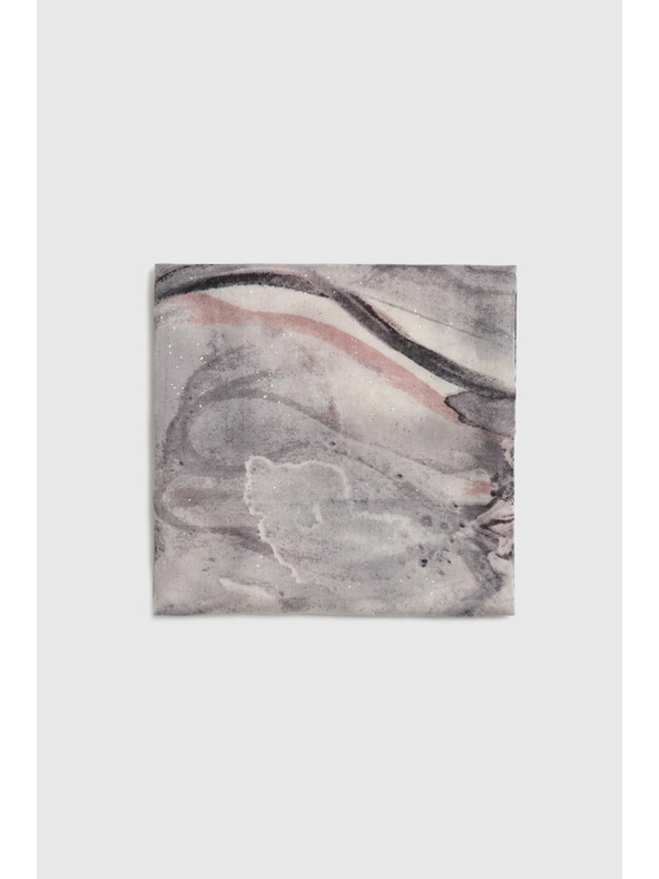 Moodo Rózsaszín mintás sál Moodo