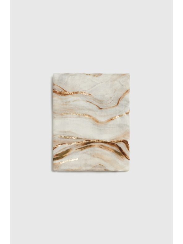 Moodo Bézs márvány mintás sál Moodo
