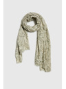 Moodo Olívzöld mintás sál Moodo
