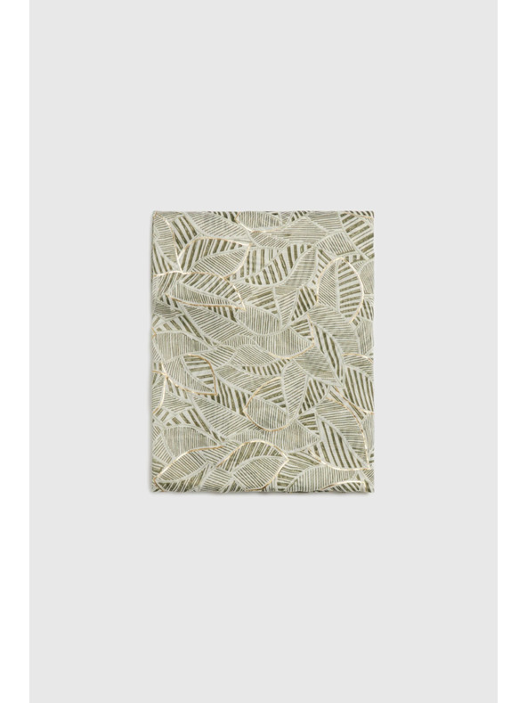 Moodo Olívzöld mintás sál Moodo