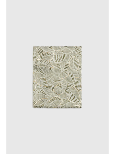 Moodo Olívzöld mintás sál Moodo