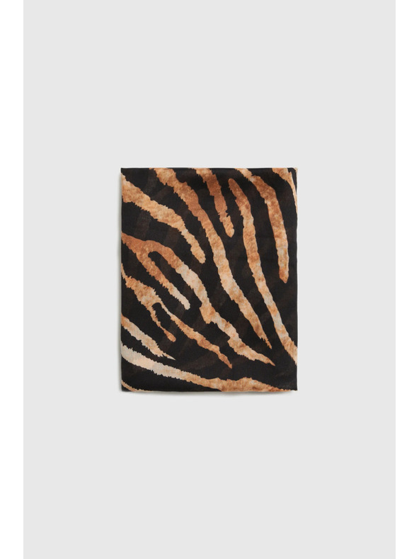 Moodo Fekete állatmintás sál Moodo