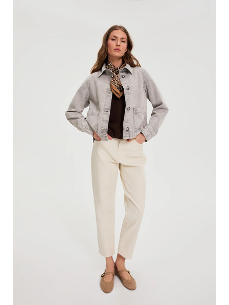 Moodo Barna leopárd mintás kendő Moodo