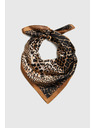 Moodo Barna leopárd mintás kendő Moodo
