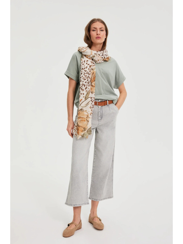 Moodo Mintás bézs sál Moodo