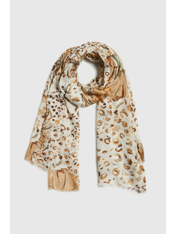 Moodo Mintás bézs sál Moodo